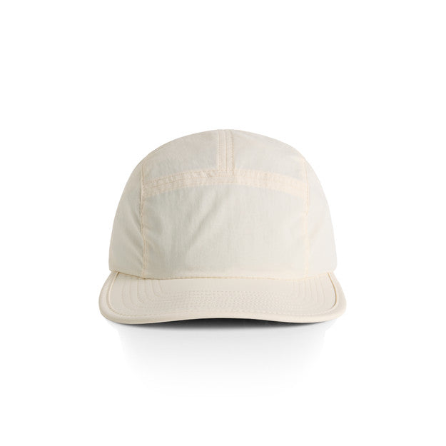 Nylon 5-Panel Cap - Bone