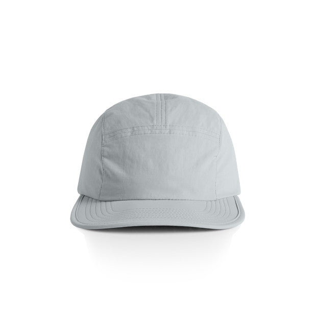 Nylon 5-Panel Cap - Smoke Grey
