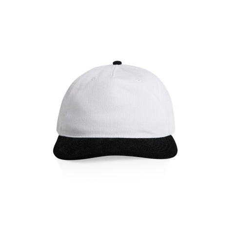 Classic 2 Tone Corduroy Snapback White/ Black