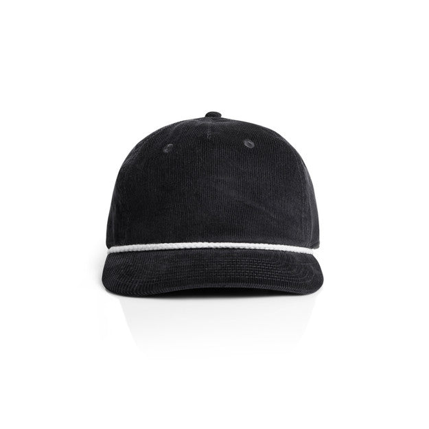 Classic Corduroy Rope Hat - Black