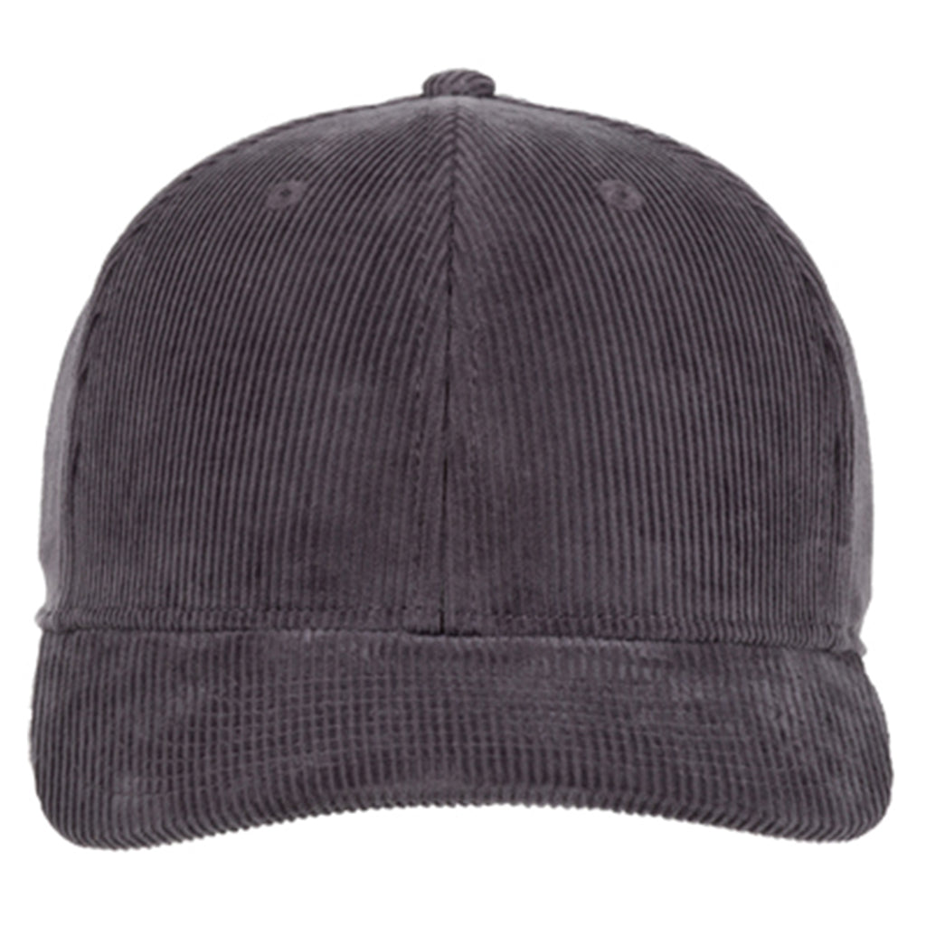 Grey Structured Corduroy 6 Panel  - NH