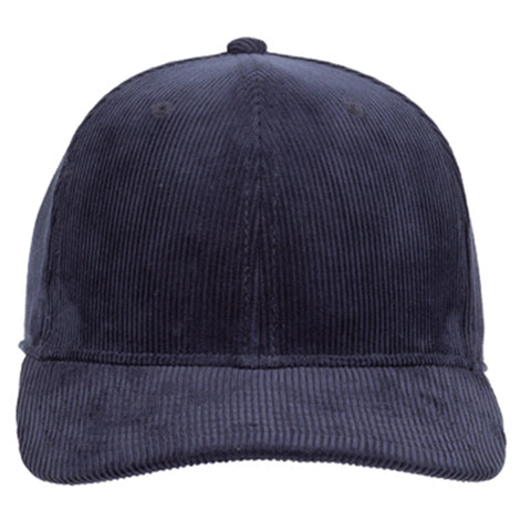 Navy Structured Corduroy 6 Panel  - NH