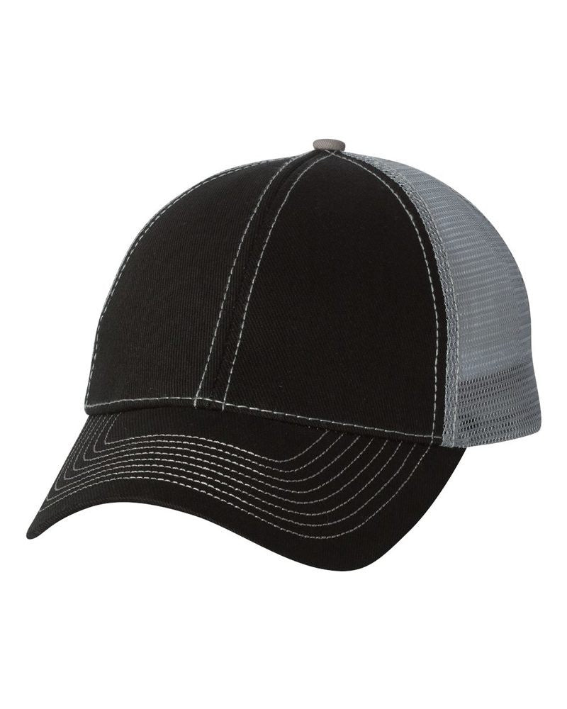 Black/ Charcoal Meshback