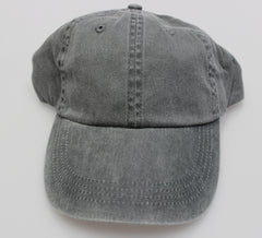 Charcoal Pigment Dye Low Profile Dad Cap (SALE)