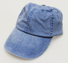 Deck Blue Pigment Dye Low Profile Dad Cap