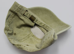 Khaki Pigment Dye Low Profile Dad Cap (SALE)