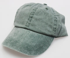Pine Pigment Dye Low Profile Dad Cap (SALE)