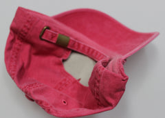 Rasberry Pigment Dye Low Profile Dad Cap