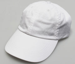 White Pigment Dye Low Profile Dad Cap (SALE)