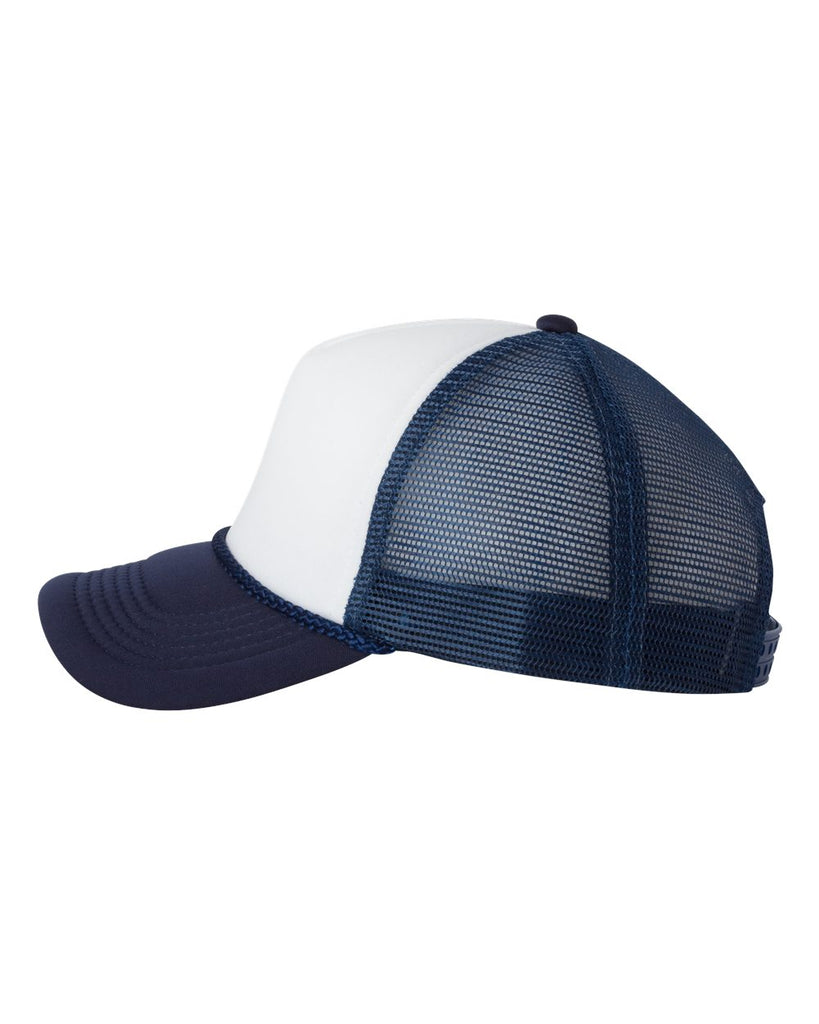 Foam Trucker - White/ Navy