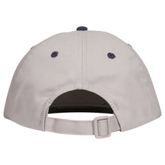 Retro 2 Tone Unstructured Dad HatsGrey/ Navy