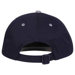 Retro 2 Tone Unstructured Dad Hats Navy/ Silver