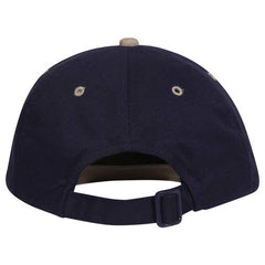 Retro 2 Tone Unstructured Dad Hats Navy/ Khaki