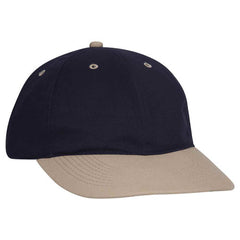 Retro 2 Tone Unstructured Dad Hats Navy/ Khaki