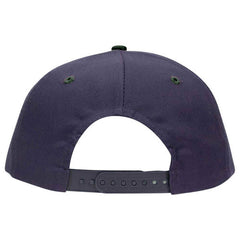 Navy/ Green 6 Panel Mid Profile Hat