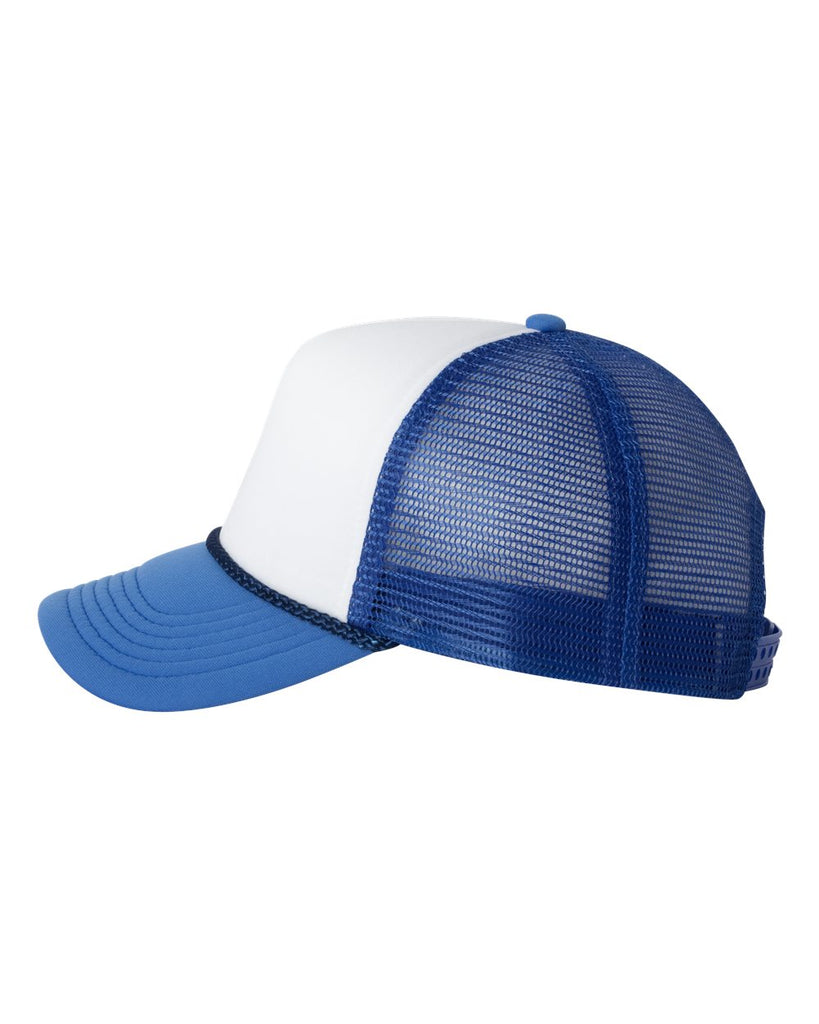 Foam Trucker - White/ Royal