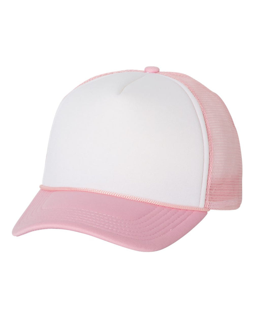 Foam Trucker - White/ Pink