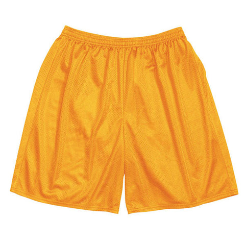 Mesh Gym Shorts - Gold