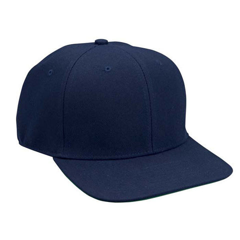 Navy Wool Blend Hat