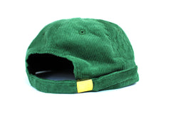 Premium Green Corduroy / Suede Unstructured 6-Panel
