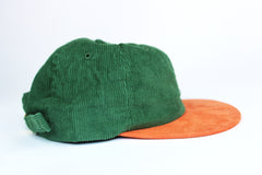 Premium Green Corduroy / Suede Unstructured 6-Panel