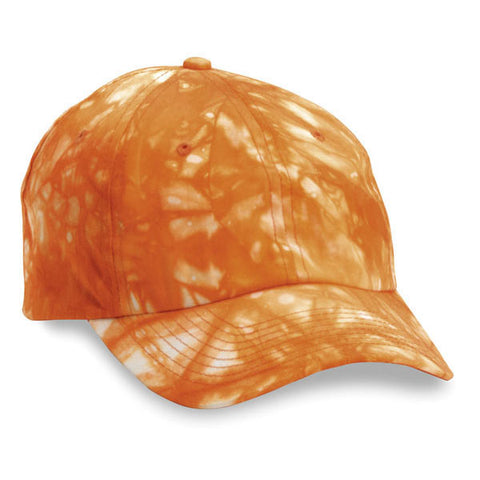 Orange Tie Dye Unstructured Hat (SALE)