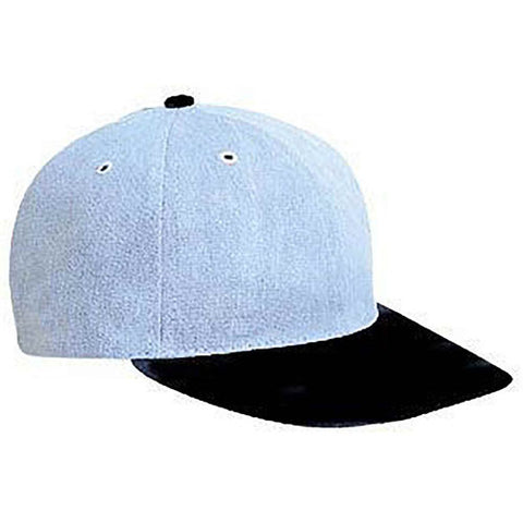 6 Panel Low Profile Light Blue/ Navy