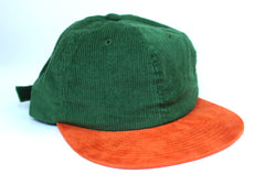 Premium Green Corduroy / Suede Unstructured 6-Panel