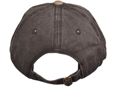 Polo Style Unstructured Cap Black/ Khaki