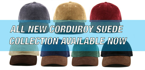 Corduroy / Suede Caps
