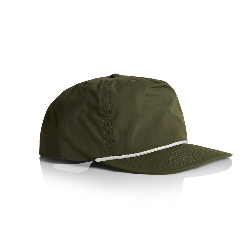 Surf Rope Cap - Army / White