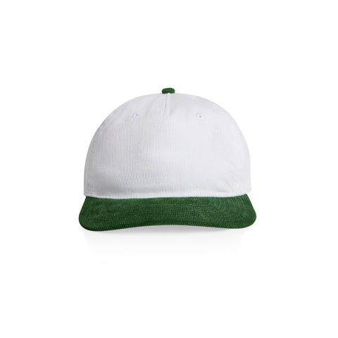 Classic 2 Tone Corduroy Snapback White/ Green
