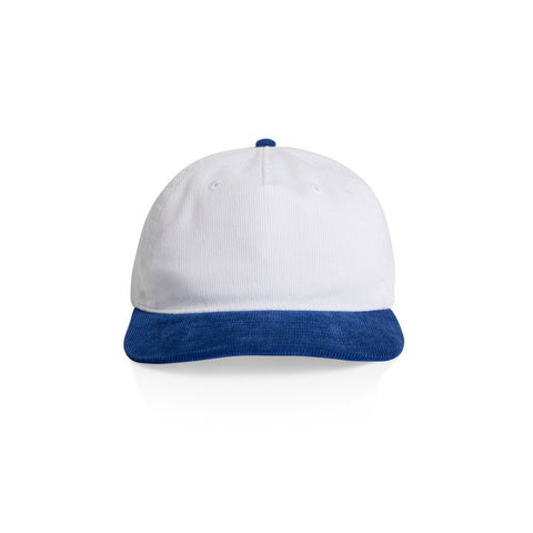 Classic 2 Tone Corduroy Snapback White/ Royal Blue