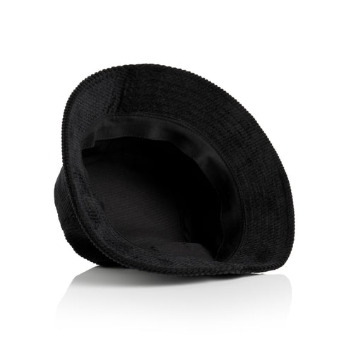 Corduroy Bucket Hat - Black