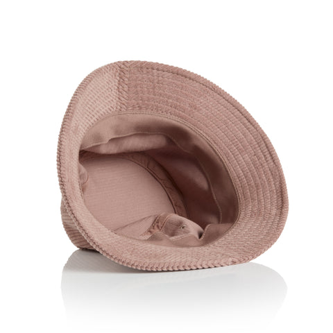 Corduroy Bucket Hat -Hazy Pink