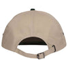 Retro 2 Tone Unstructured Dad Hats Natural/ Green