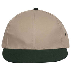 Retro 2 Tone Unstructured Dad Hats Natural/ Green