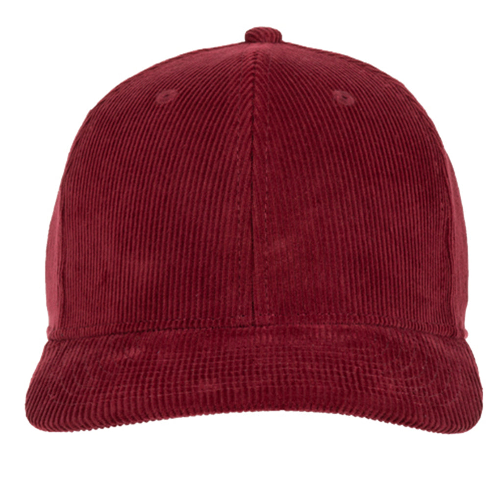 Maroon Structured Corduroy 6 Panel  - NH