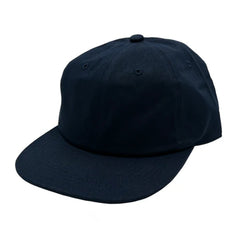 6-Panel Flat Bill With Snapback Closure - Navy