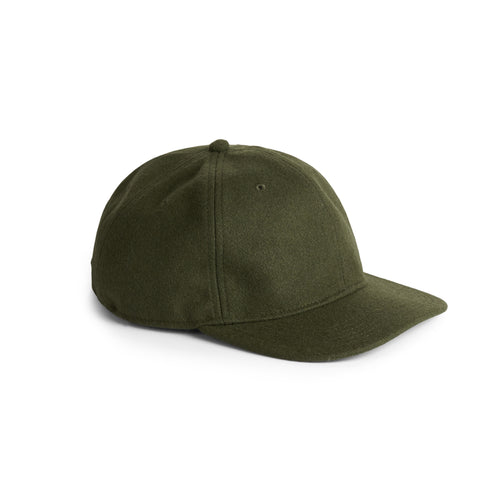1113 Wool Unstructured 6 Panel - Army