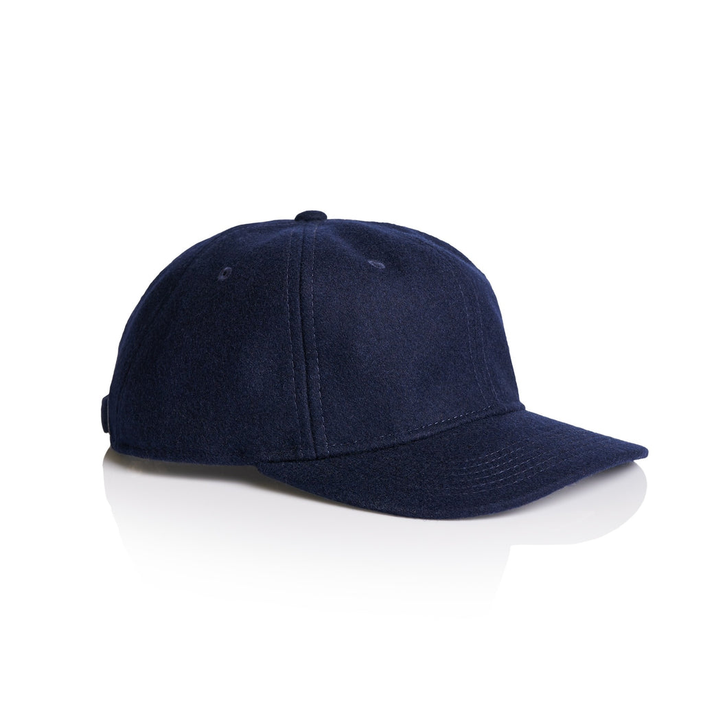 1113 Wool Unstructured 6 Panel - Navy