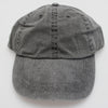 Black Pigment Dye Low Profile Dad Cap