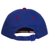 Retro 2 Tone Unstructured Dad Hats Royal Blue/ Red