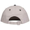 Retro 2 Tone Unstructured Dad Hats Grey/ Black