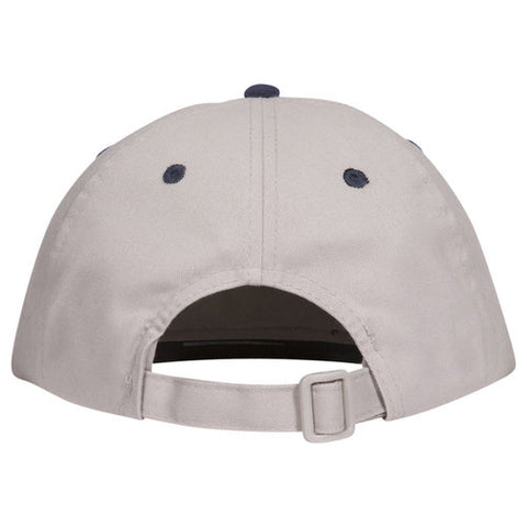 Retro 2 Tone Unstructured Dad HatsGrey/ Navy
