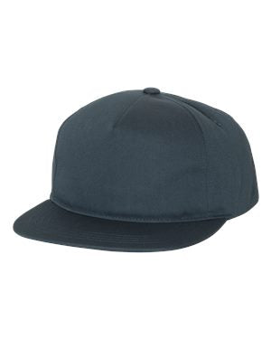 Yupoong Unstructured Snapback - Navy