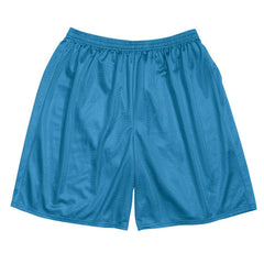 【新品】Mesh Zip Shorts (cyan blue) L Athleisure Performance, Mesh Shorts in Moisture Wicking