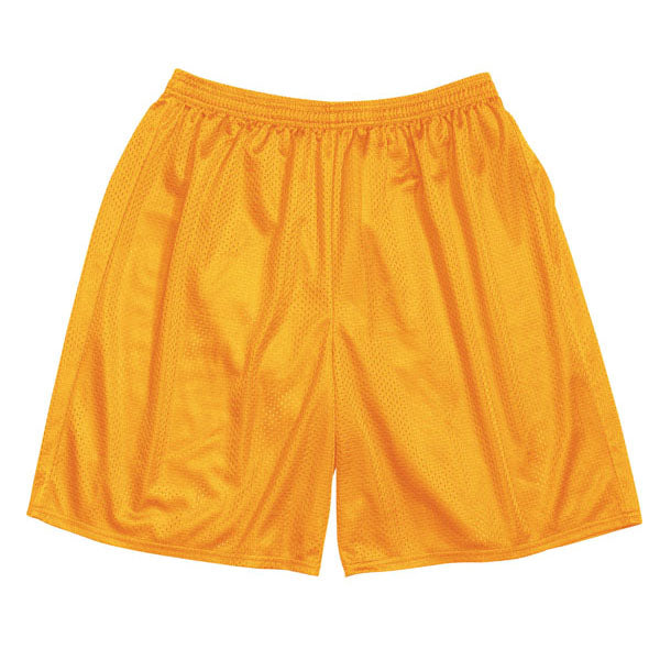 Mesh Gym Shorts - Gold