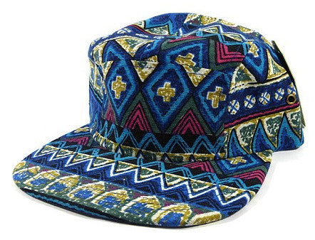 Blue Aztec 5-Panel