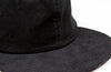 Black Corduroy 6-Panel Flatbill Hat